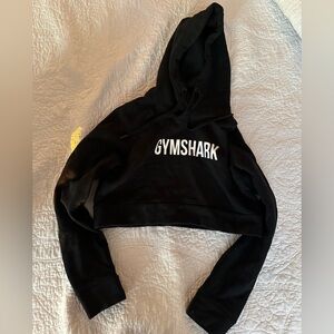 Gymshark Cropped Black Hoodie